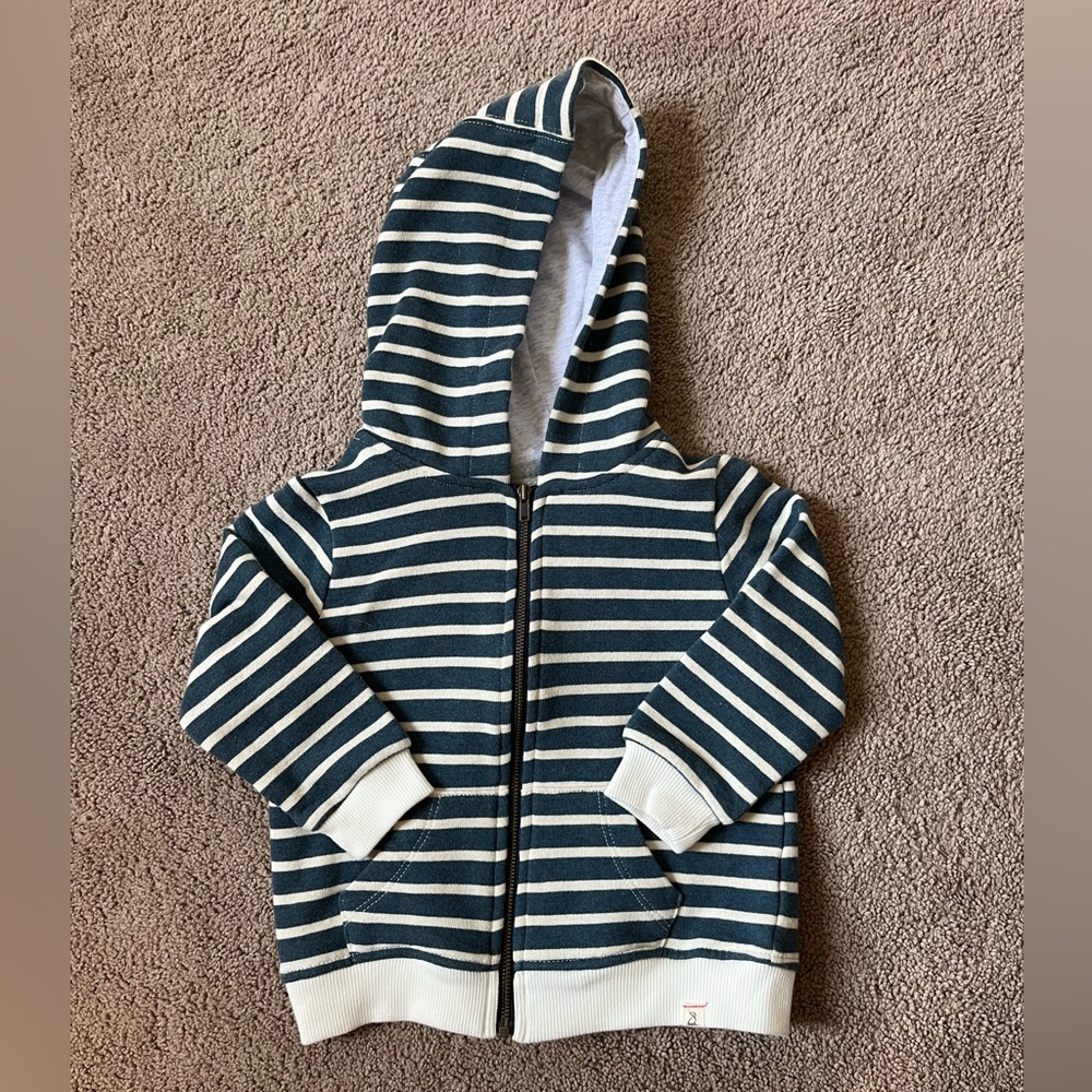 Toddler zip up sweat shirt